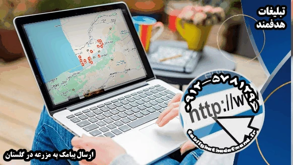 ارسال پیامک به مزرعه در گلستان